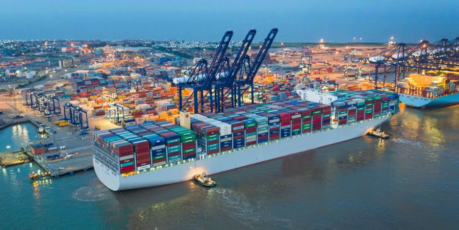 Lielākais konteinerkuģis pasaulē