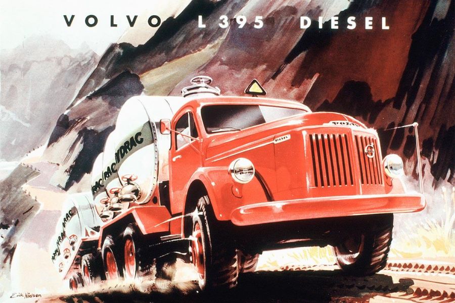 Volvo kravas automašīnu vēsture